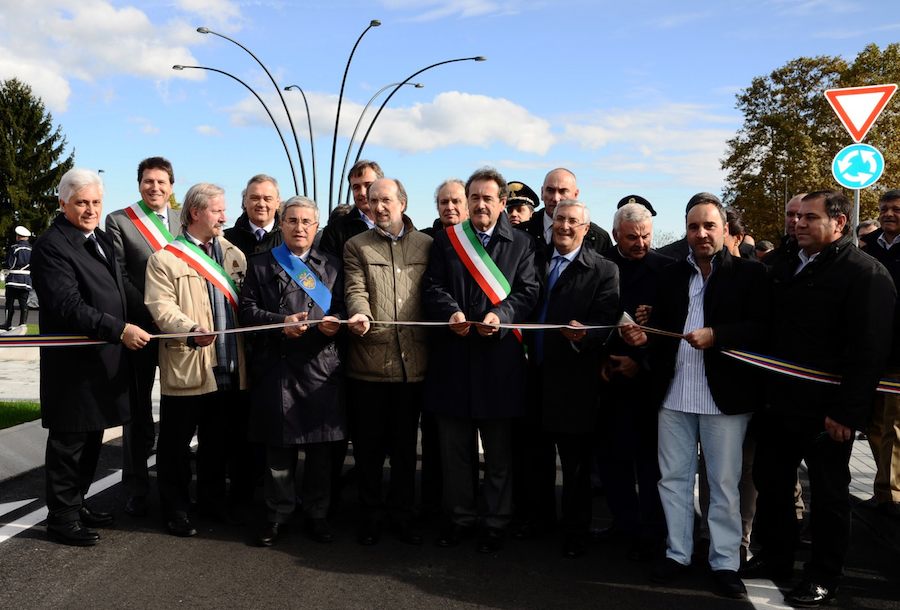 Provincia di Udine, inaugurata la rotonda di Arteni