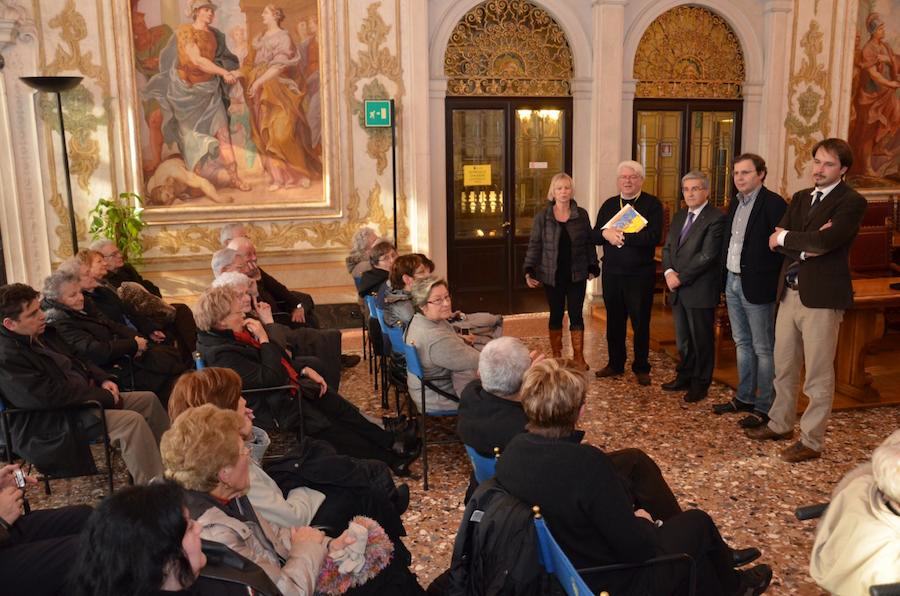 Delegazione belga in visita a Palazzo Belgrado