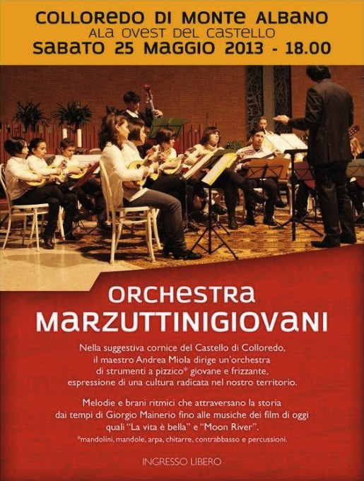 Concerto dell’orchestra a Colloredo di M. A.