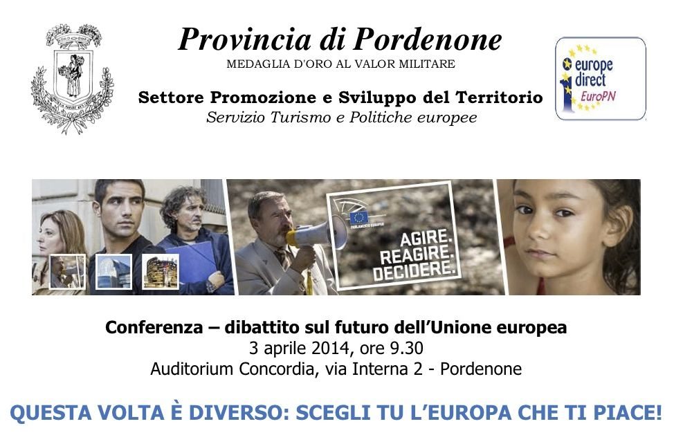 Elezioni europee, giovedì al Concordia incontro con 500 studenti