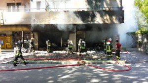 incendio udine viale TS