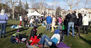 Manifestazione Contro il Lockdown a Udine