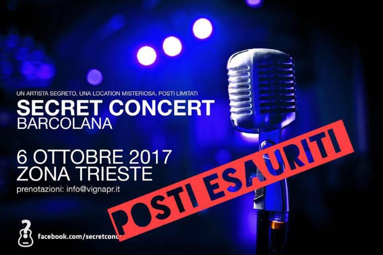 Secret Concert Barcolana 2017