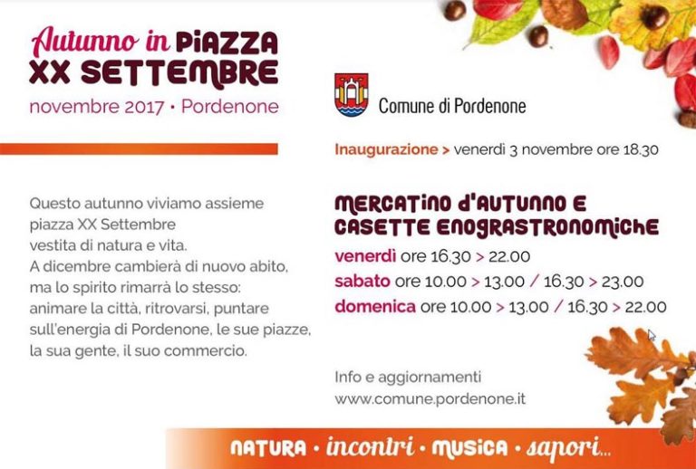 Autunno in piazza