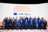 foto di rito con leader europei che hanno partecipato al Gavi summit